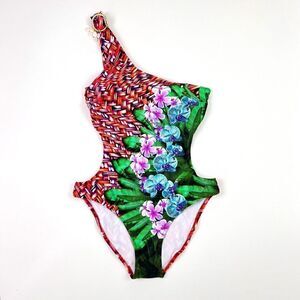 NWT Prelude Tropical Print One-Piece Swimsuit